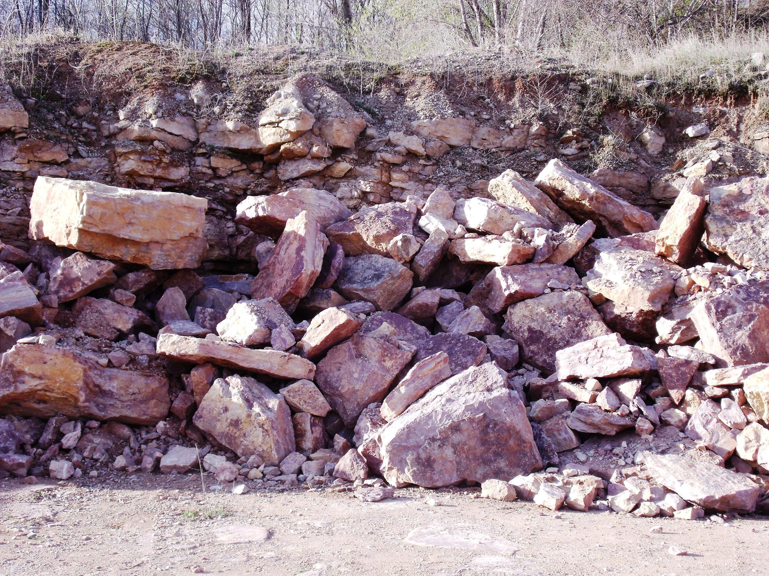Limestone Outcropping Stone